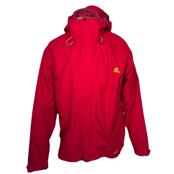 Adidas Red Terrex GORE-TEX® Active Shell Outdoor Jacket + Fleece Liner Size XL